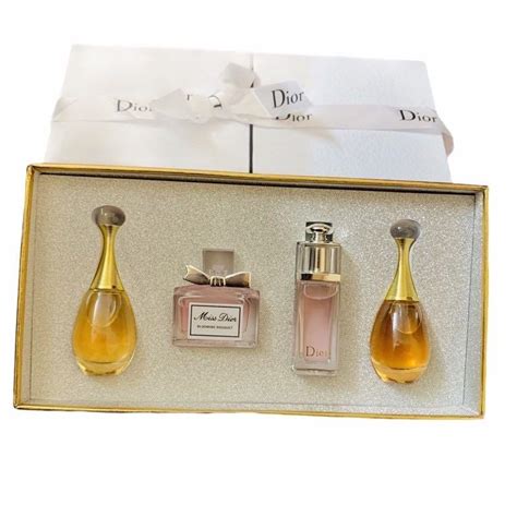 christian dior miss dior perfume set|dior miniature perfume gift set.